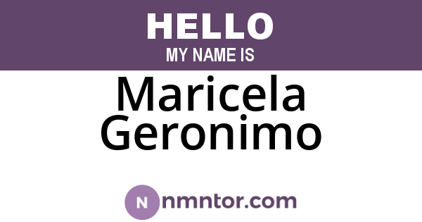 Maricela Geronimo