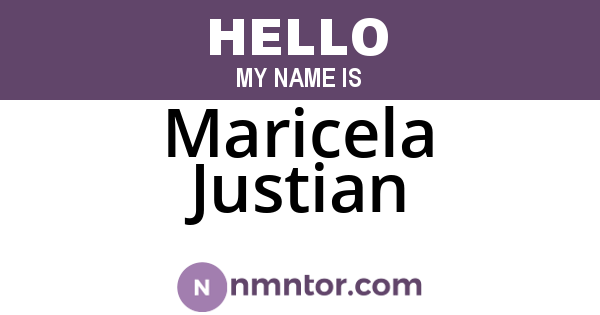 Maricela Justian