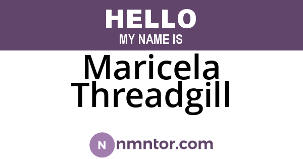 Maricela Threadgill