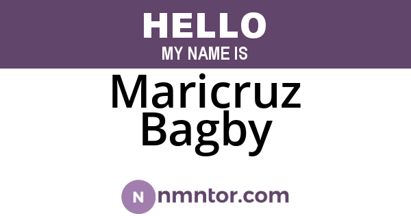 Maricruz Bagby