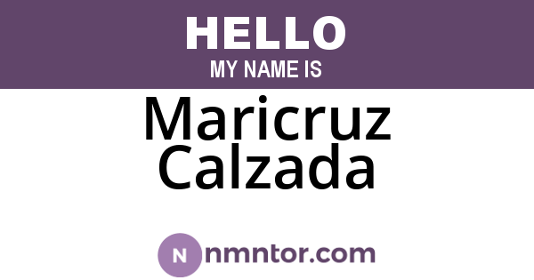 Maricruz Calzada