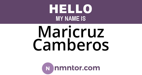 Maricruz Camberos