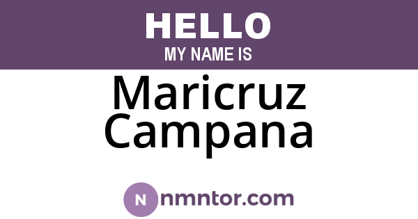Maricruz Campana