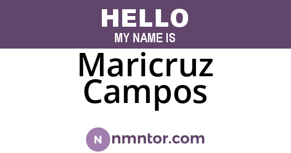 Maricruz Campos