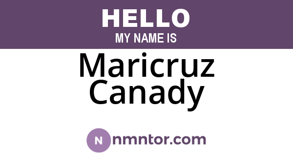 Maricruz Canady