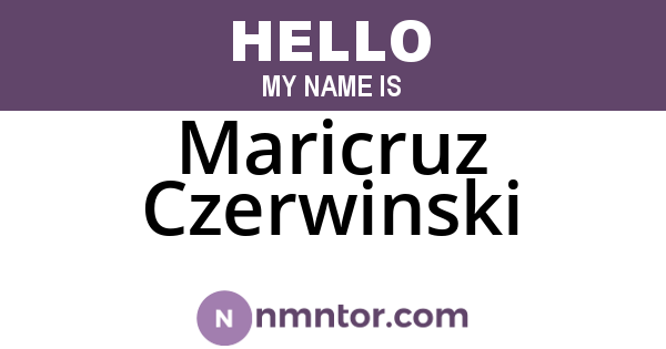 Maricruz Czerwinski