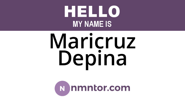 Maricruz Depina