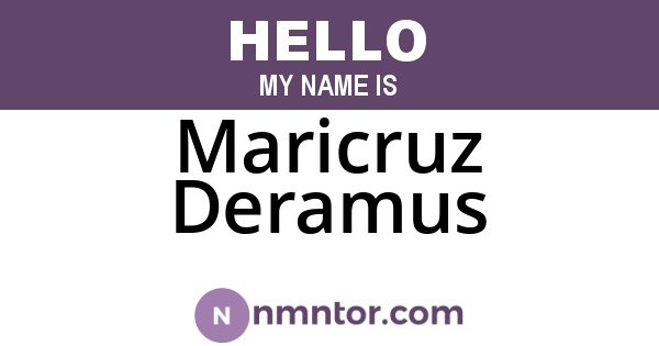 Maricruz Deramus