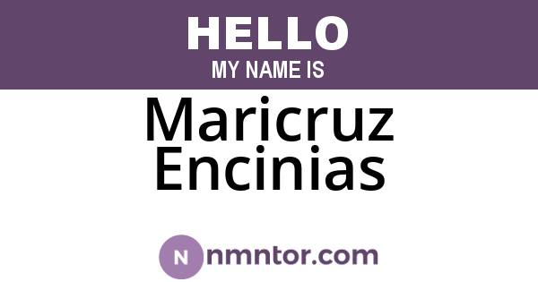 Maricruz Encinias