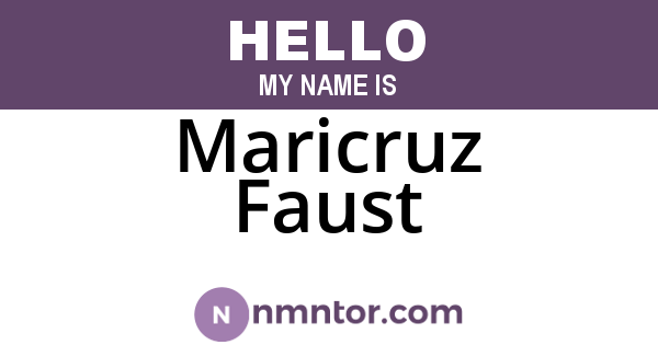 Maricruz Faust
