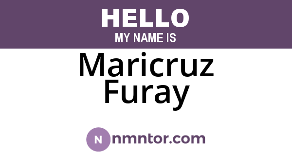 Maricruz Furay