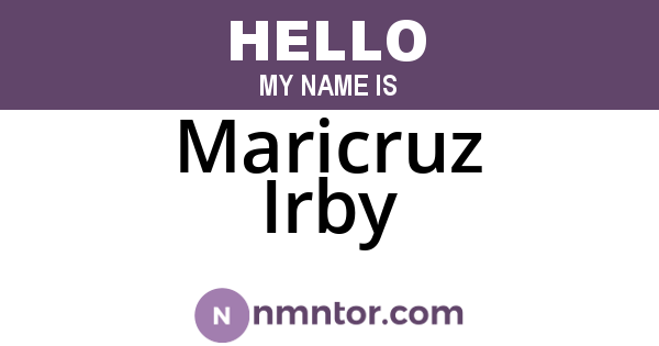Maricruz Irby