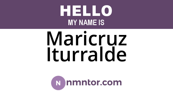 Maricruz Iturralde