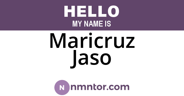 Maricruz Jaso