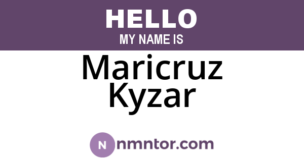 Maricruz Kyzar