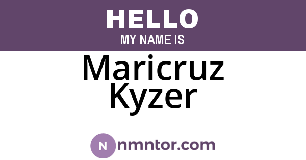 Maricruz Kyzer