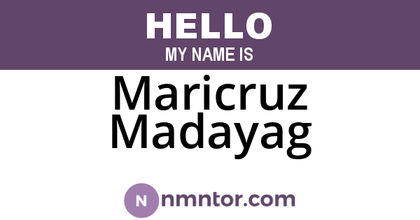 Maricruz Madayag