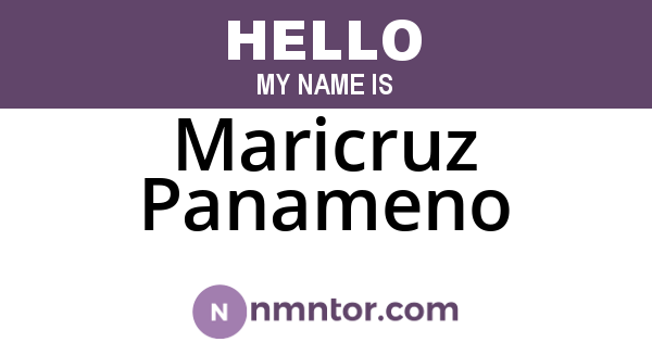 Maricruz Panameno