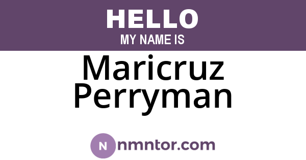 Maricruz Perryman