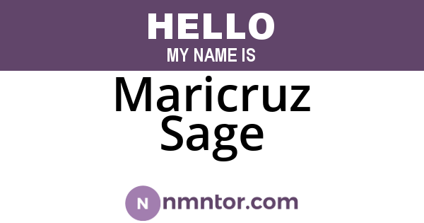 Maricruz Sage