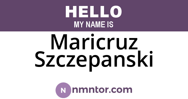 Maricruz Szczepanski