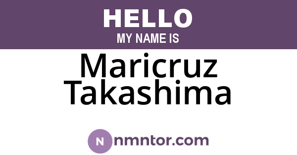 Maricruz Takashima