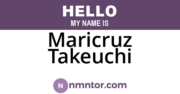 Maricruz Takeuchi