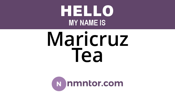 Maricruz Tea