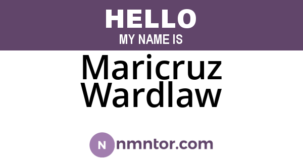 Maricruz Wardlaw