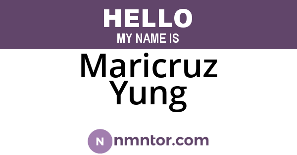 Maricruz Yung