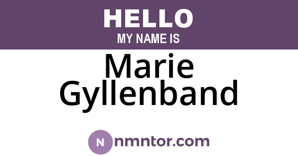 Marie Gyllenband