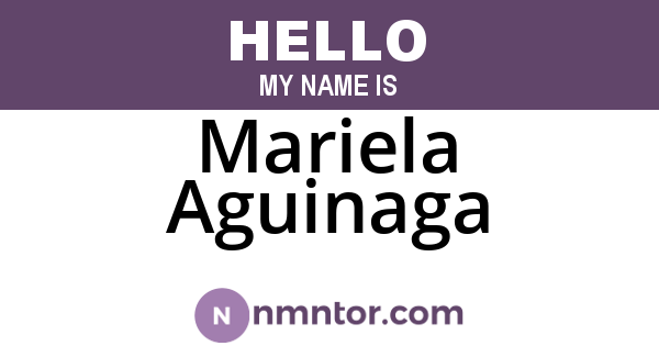 Mariela Aguinaga