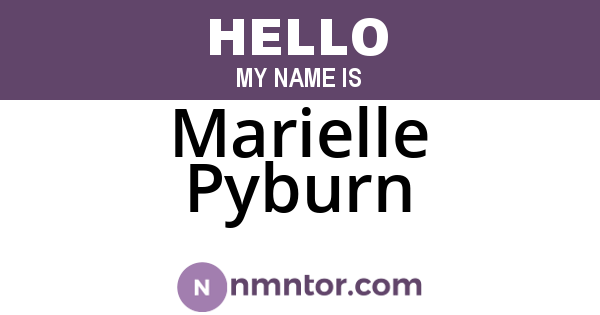 Marielle Pyburn