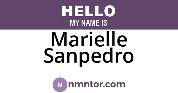 Marielle Sanpedro