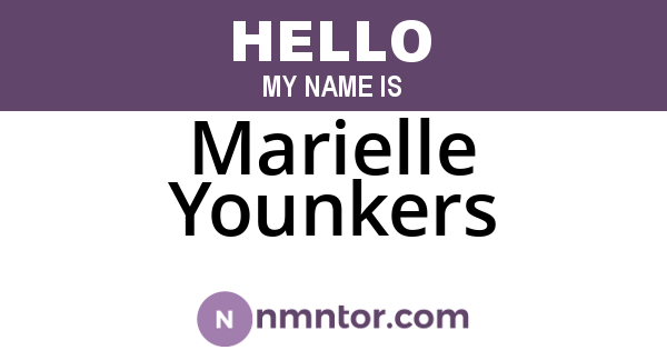 Marielle Younkers