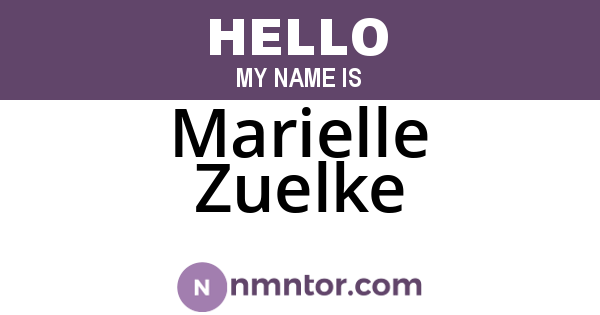 Marielle Zuelke