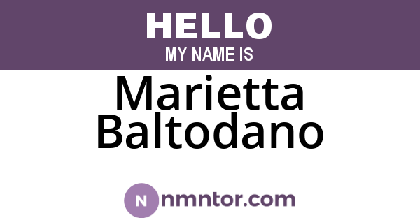 Marietta Baltodano