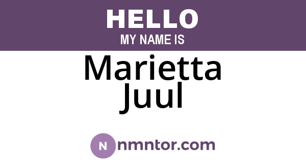 Marietta Juul
