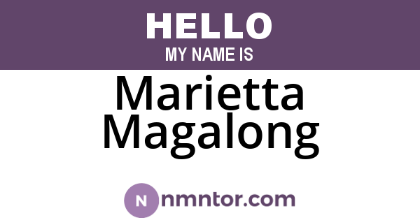Marietta Magalong