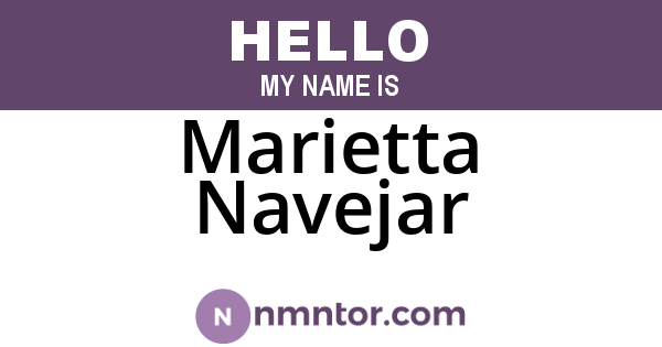 Marietta Navejar
