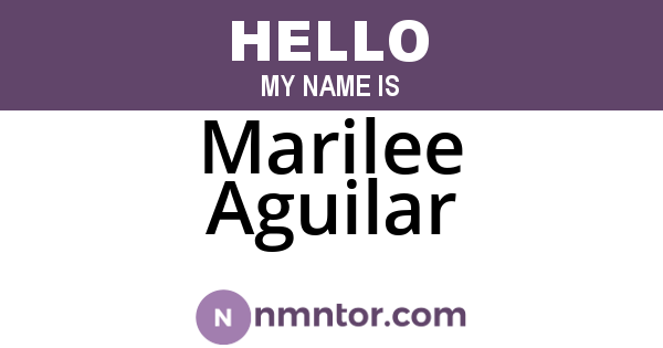 Marilee Aguilar