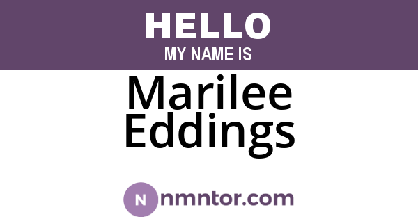 Marilee Eddings
