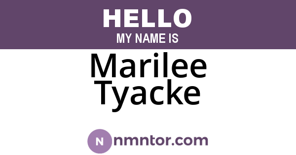 Marilee Tyacke