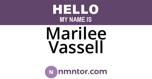 Marilee Vassell