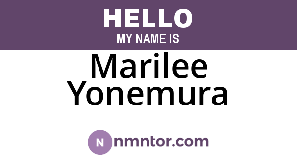 Marilee Yonemura