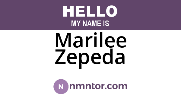 Marilee Zepeda