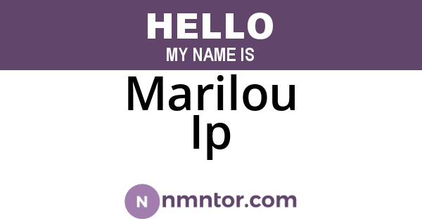 Marilou Ip