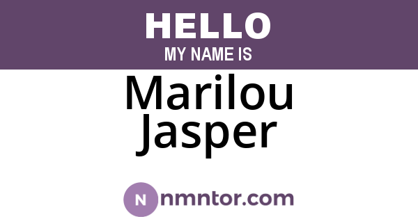 Marilou Jasper