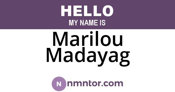 Marilou Madayag