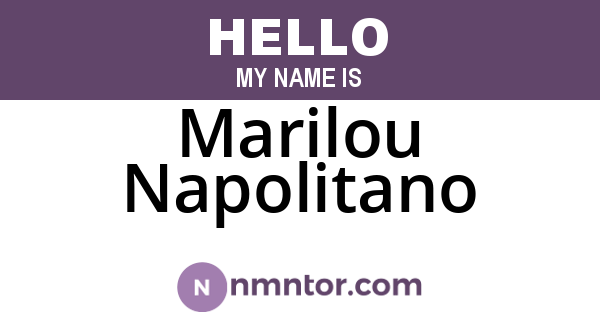 Marilou Napolitano